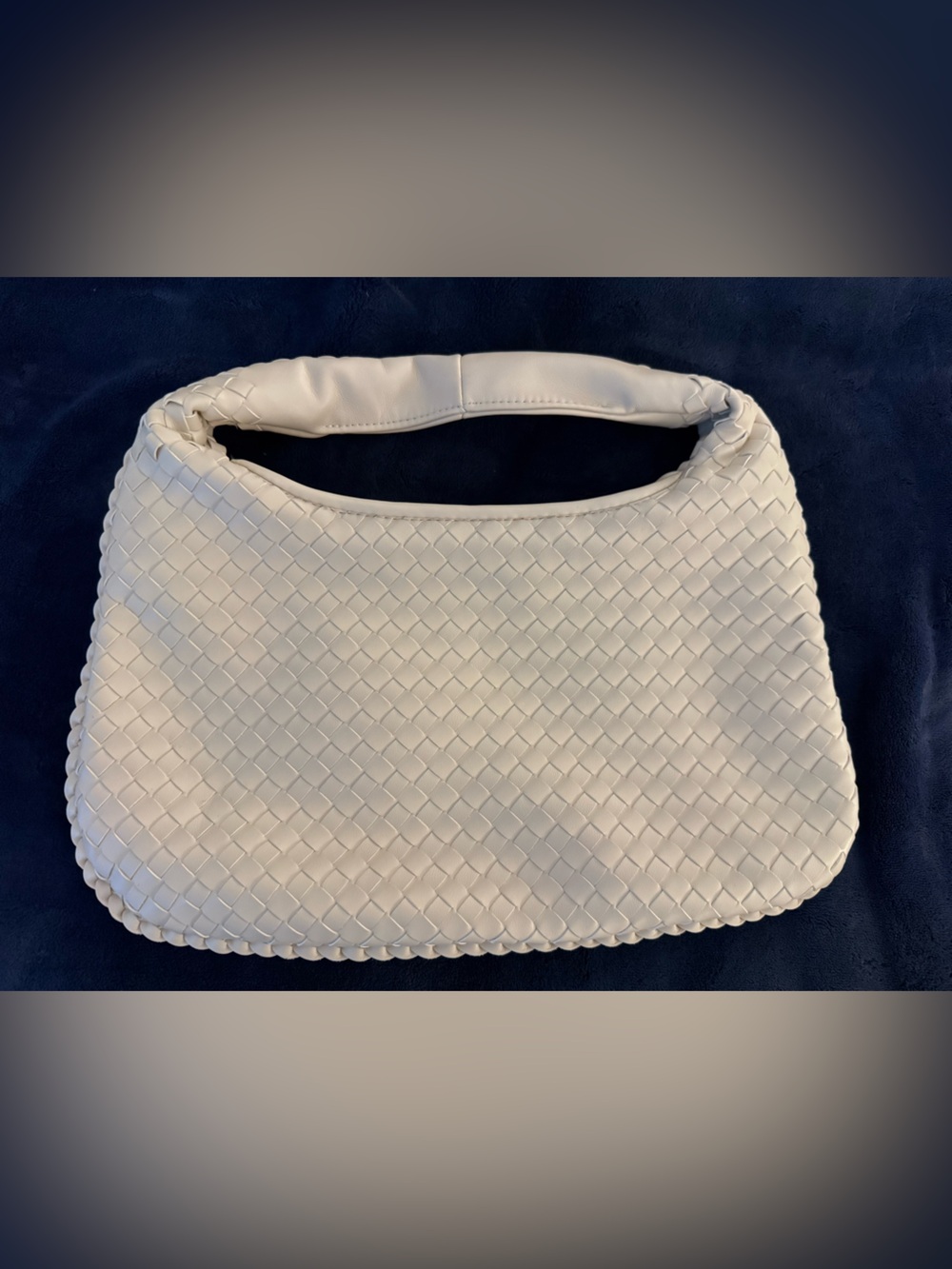 White Woven Purse